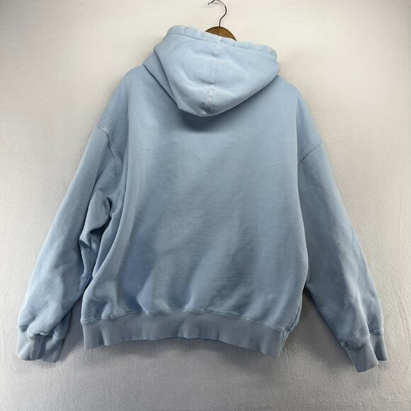 Ninth Hall Fundamentals Sweatshirt Men's XL Blue Boxy Faded Distressed Logo - Picture 13 of 16